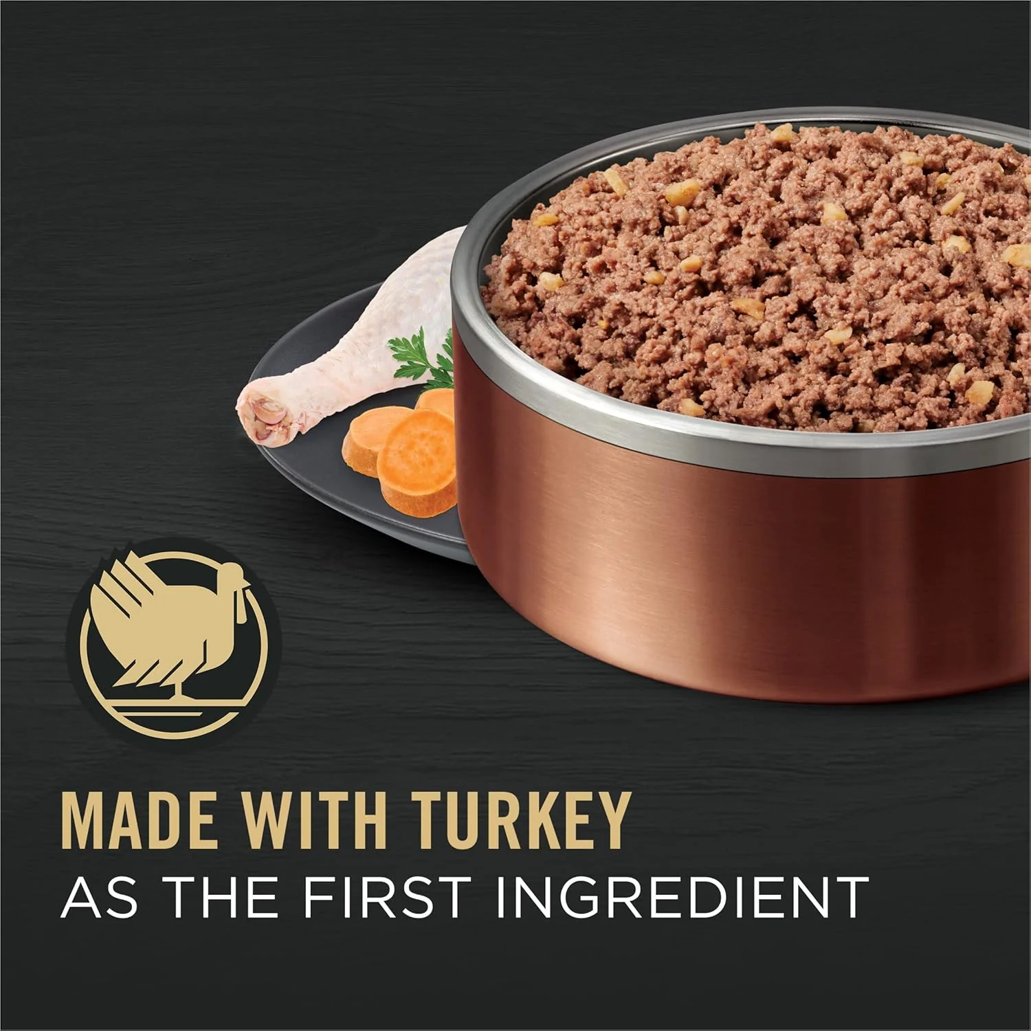 Pro Plan Complete Essentials Grain Free Entrée Turkey & Sweet Potato Entrée Classic Wet Dog Food (13oz) - Image 8