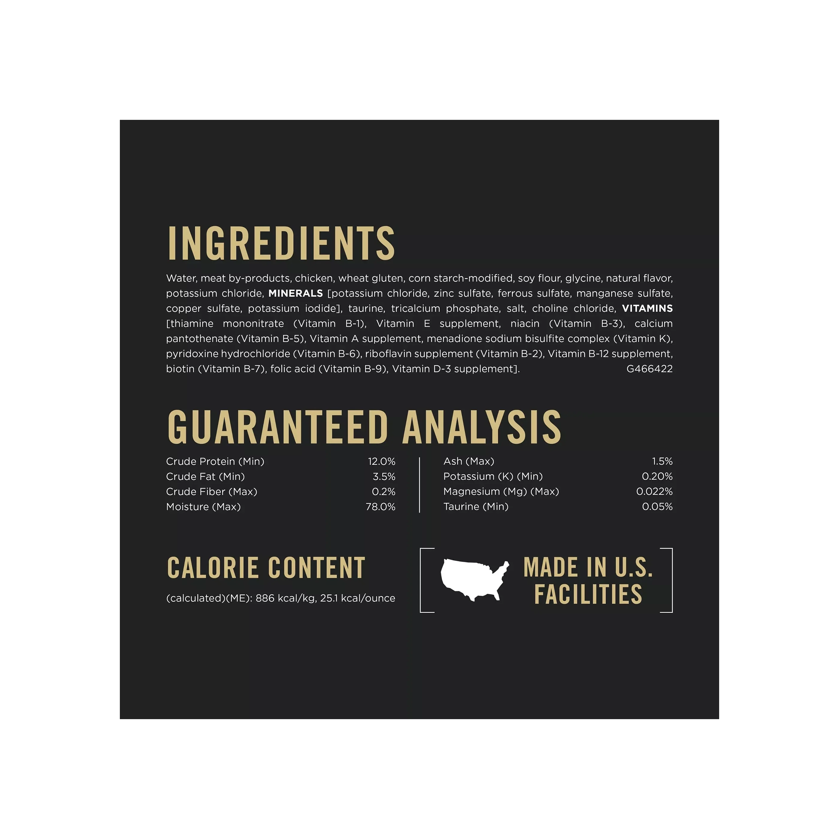 Pro Plan Pro Plan Urinary Tract Health Formula Chicken Entrée In Gravy Wet Cat Food (3oz) - Image 2