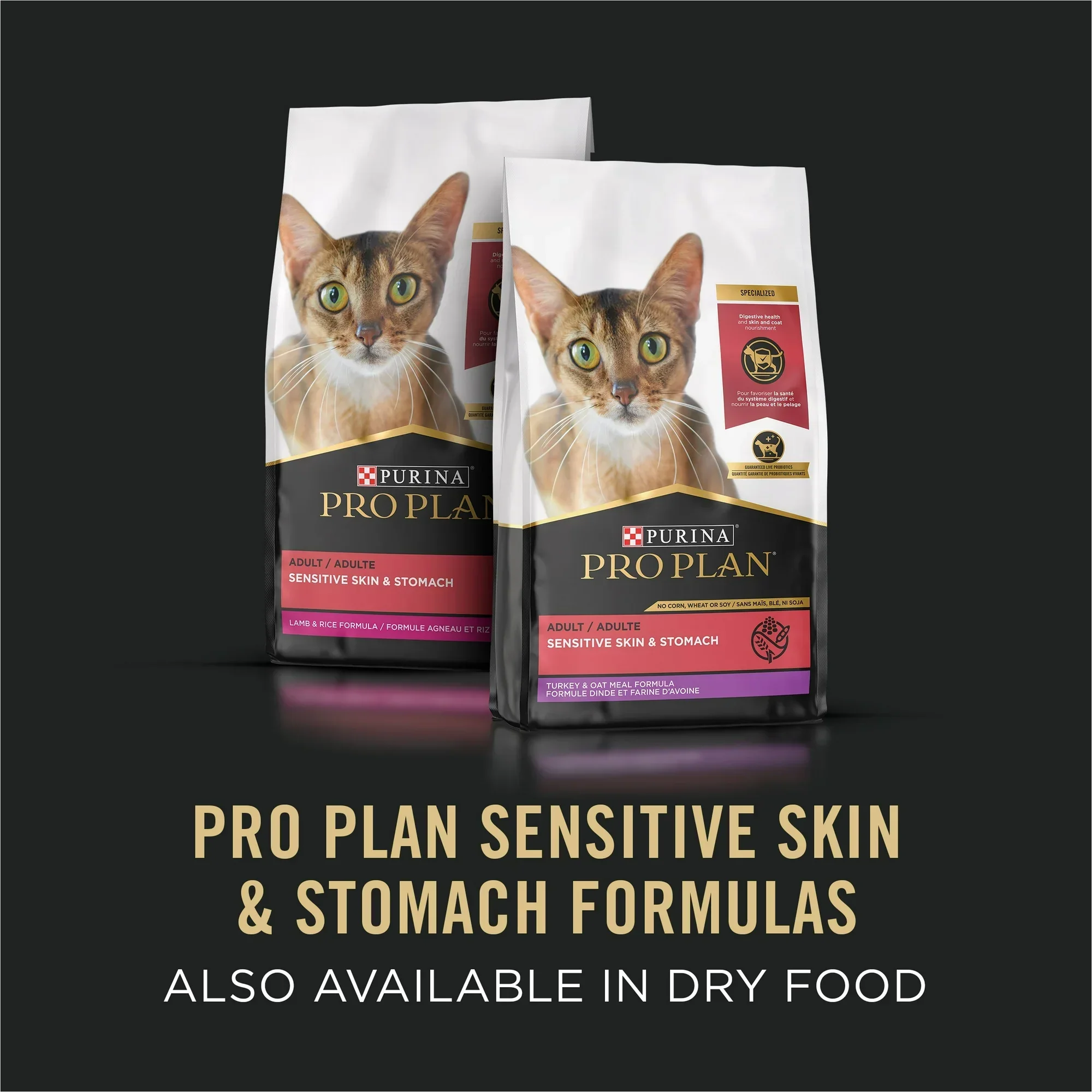 Pro Plan Sensitive Skin & Stomach Arctic Char Entree Grain Free Classic Wet Cat Food (3oz) - Image 4