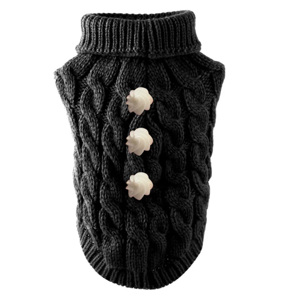 Bark 5th Ave., LLC Premium Dog Sweater - Beige/S - Image 5