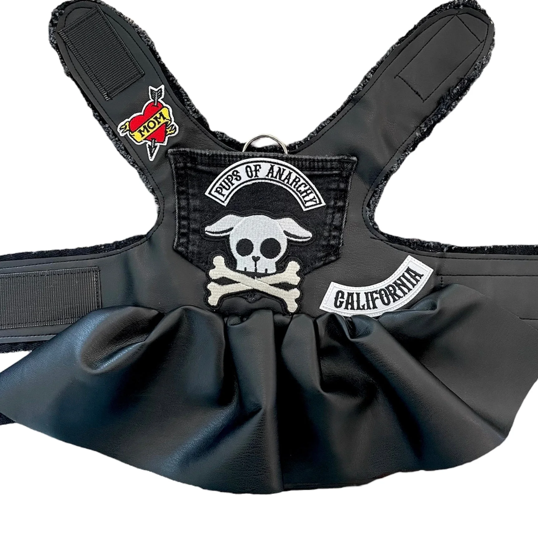 Pups of Anarchy - Faux Leather Dress - Image 2