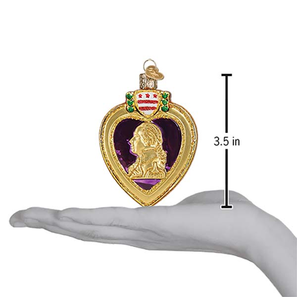 Purple Heart Ornament - Image 6