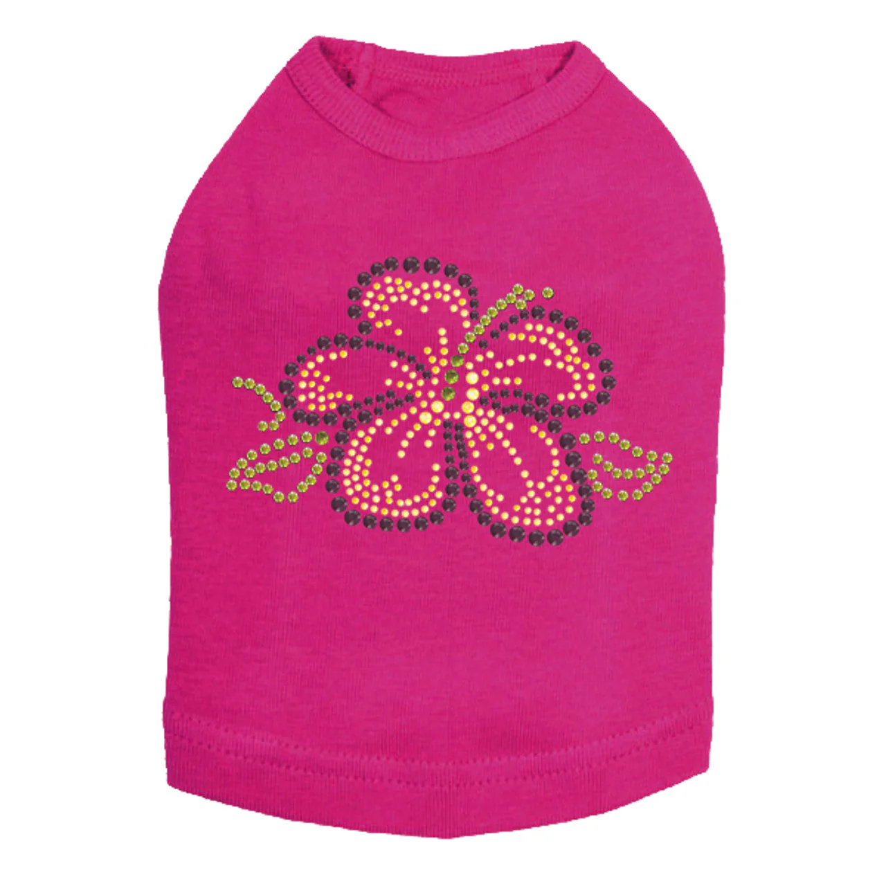 Purple & Yellow Hibiscus - Dog Tank - Image 13