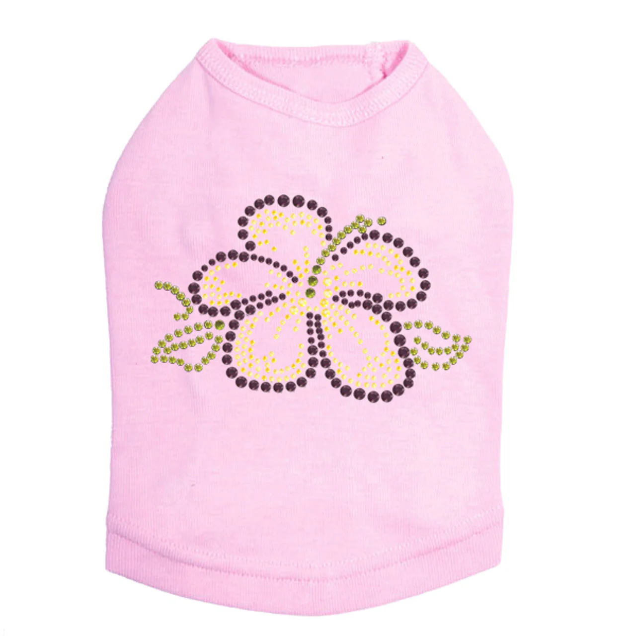 Purple & Yellow Hibiscus - Dog Tank - Image 17