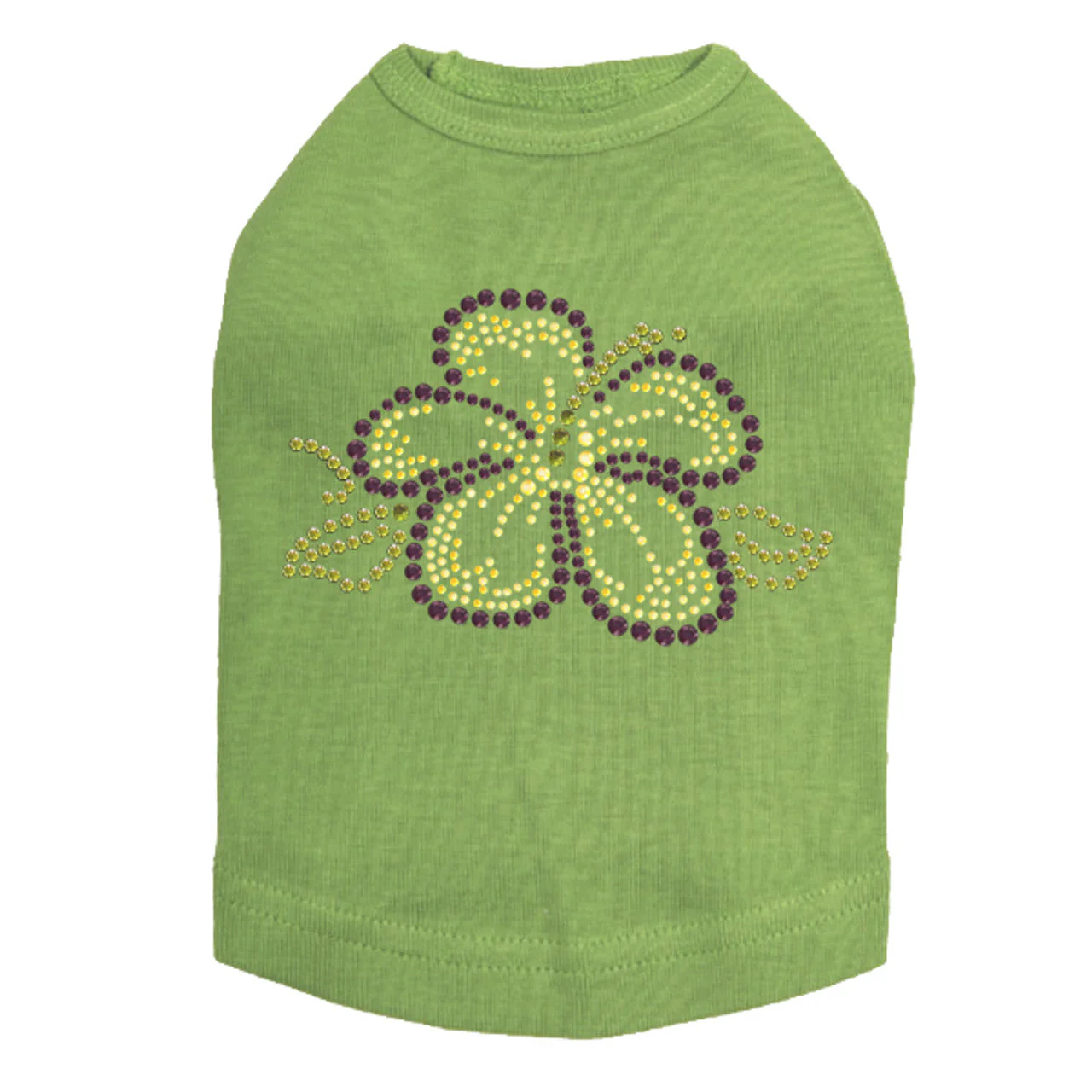Purple & Yellow Hibiscus - Dog Tank - Image 21