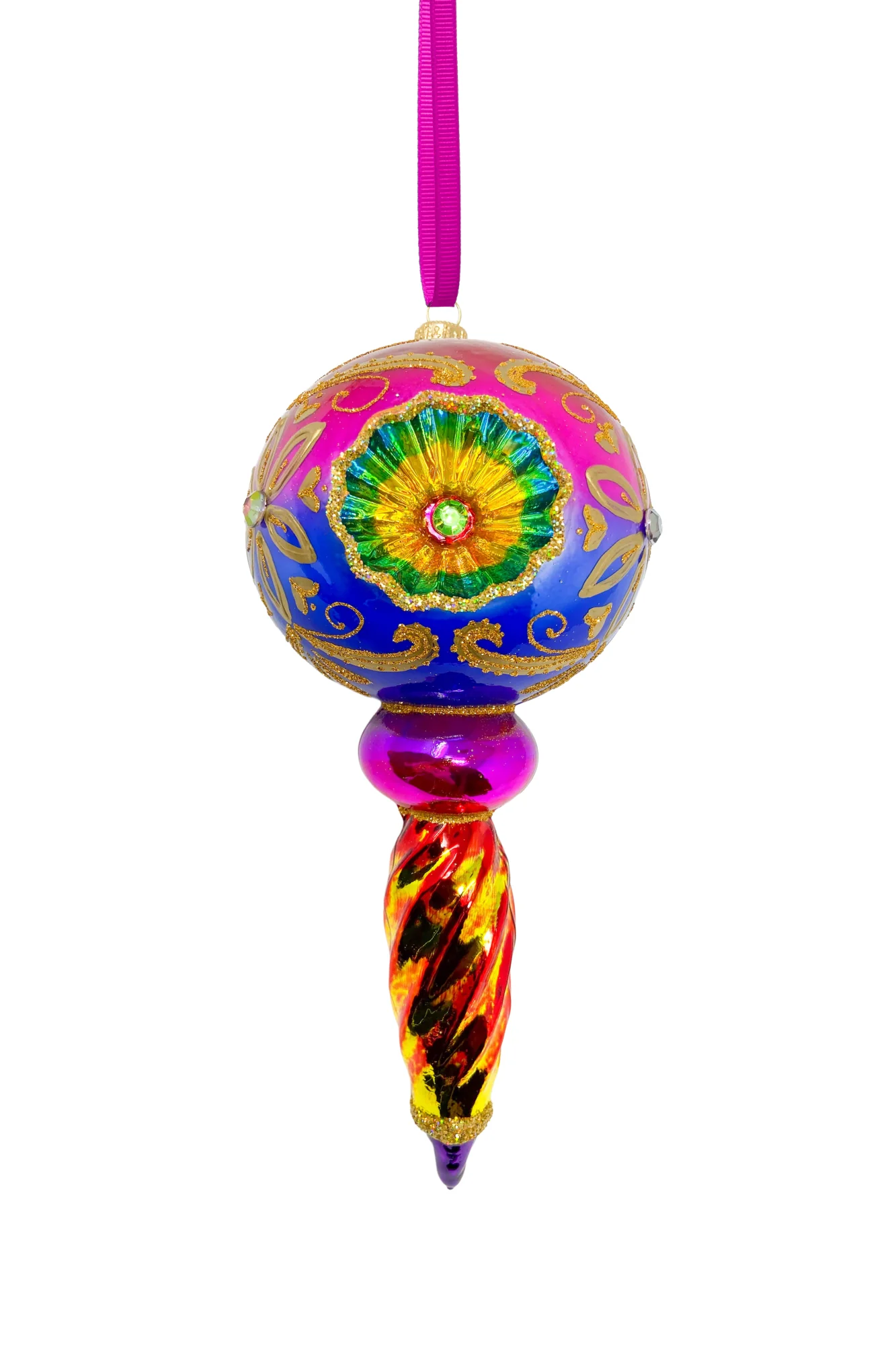 Radiant Riches Polish Glass Ornament - Image 2