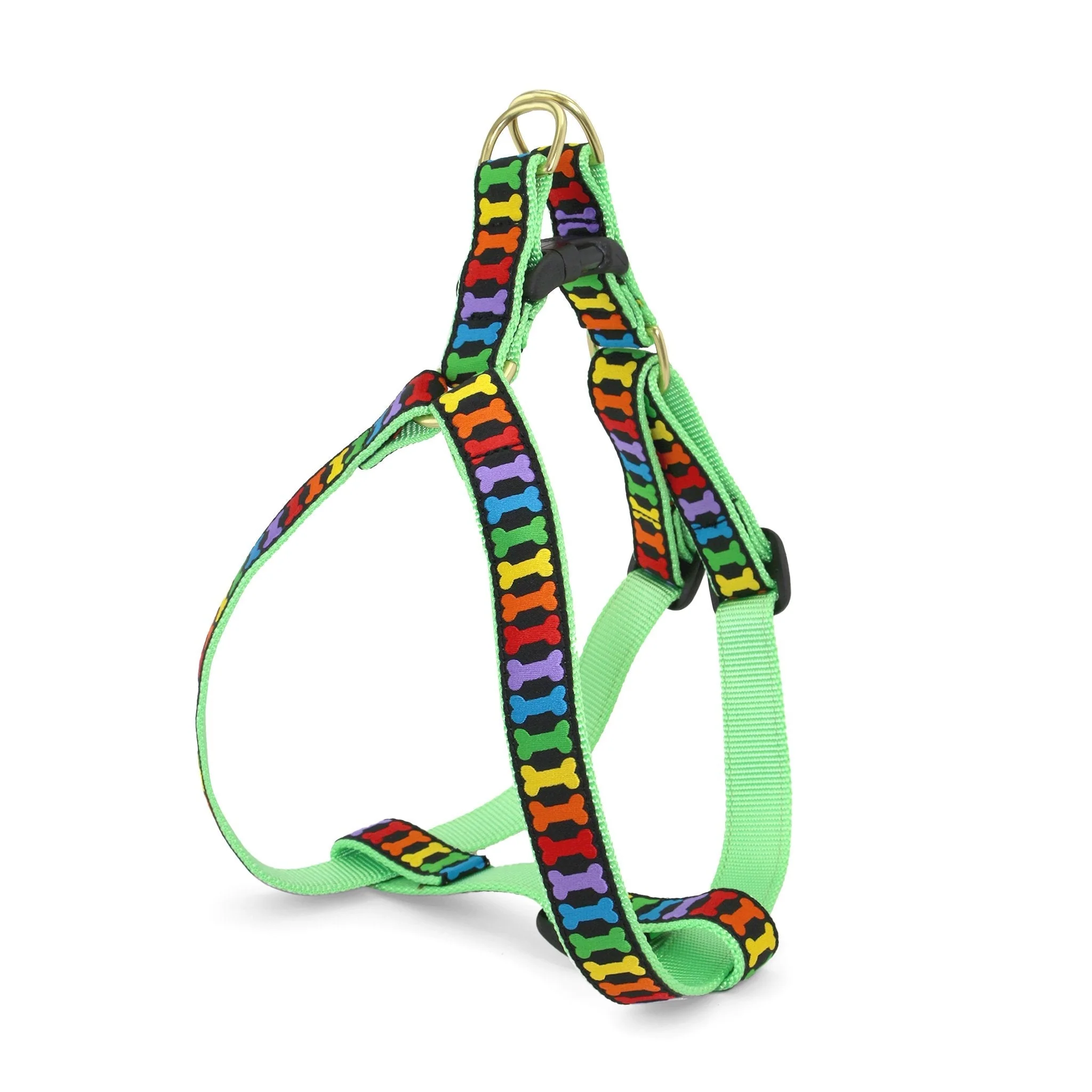 Up Country Rainbones Dog Cast Brass Dog Harness