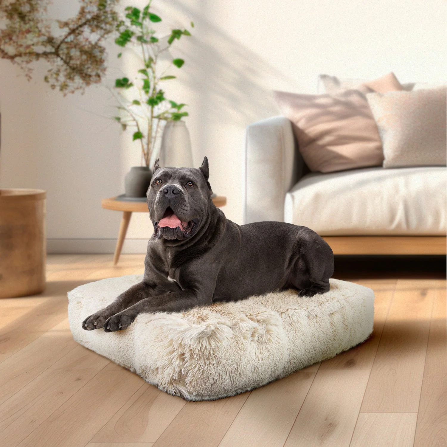 Bessie and Barnie other; fabric Dog Bed - multicolor-3; gray; brown - Image 29