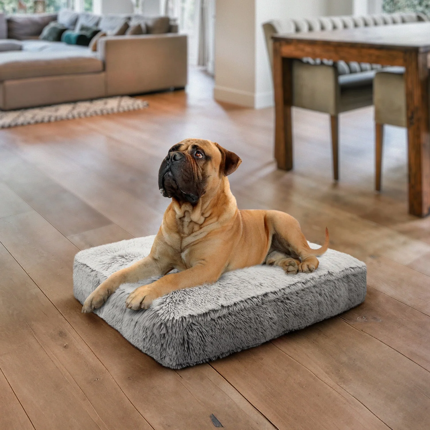 Bessie and Barnie other; fabric Dog Bed - multicolor-3; gray; brown - Image 39