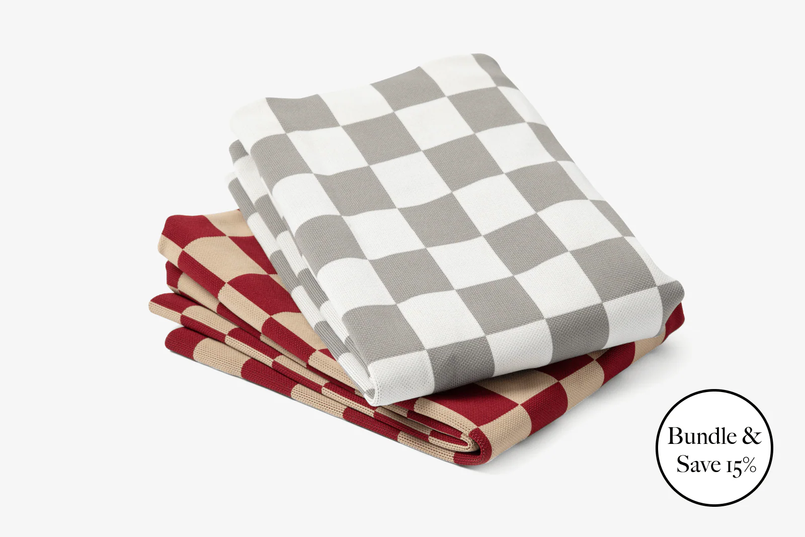 Red Checker | Dog Bed with Cover | Red Checkered Bedding - Image 8