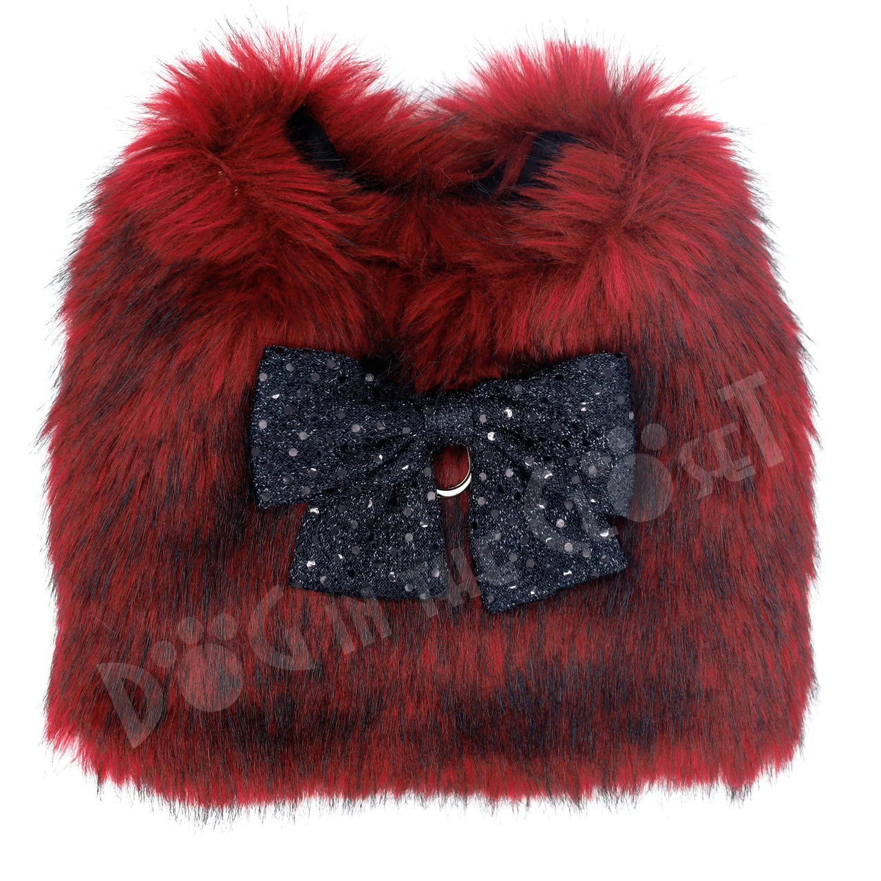 Red Fur Vest - Image 2