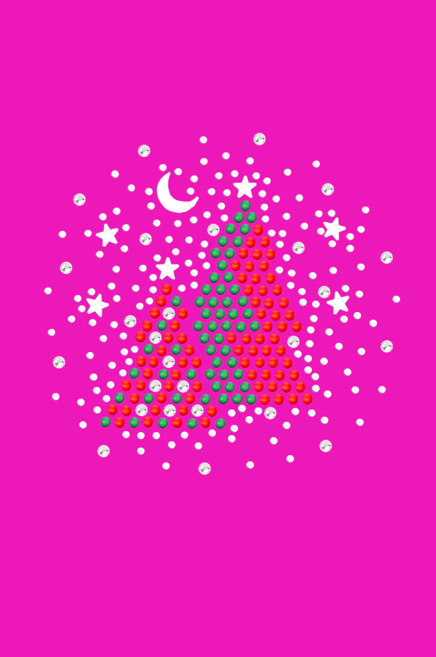 Red & Green Christmas Trees with Austrian crystal Snowflakes - Bandana - Image 16