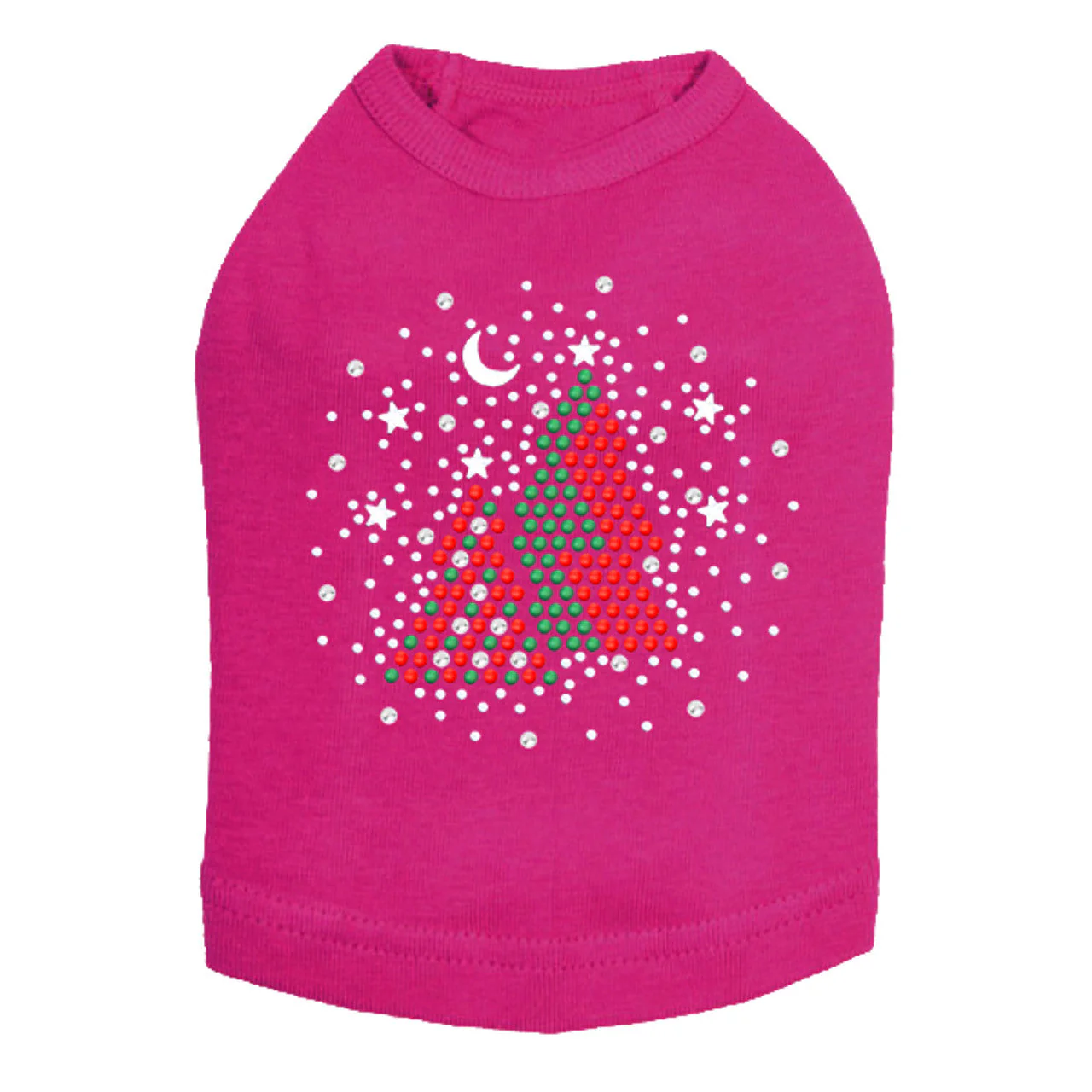 Red & Green Christmas Trees with Snowflakes - Dog Tank - Image 10