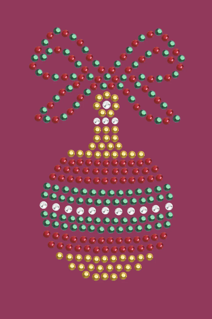 Red, Green, & Gold Christmas Ornament - Bandana - Image 13