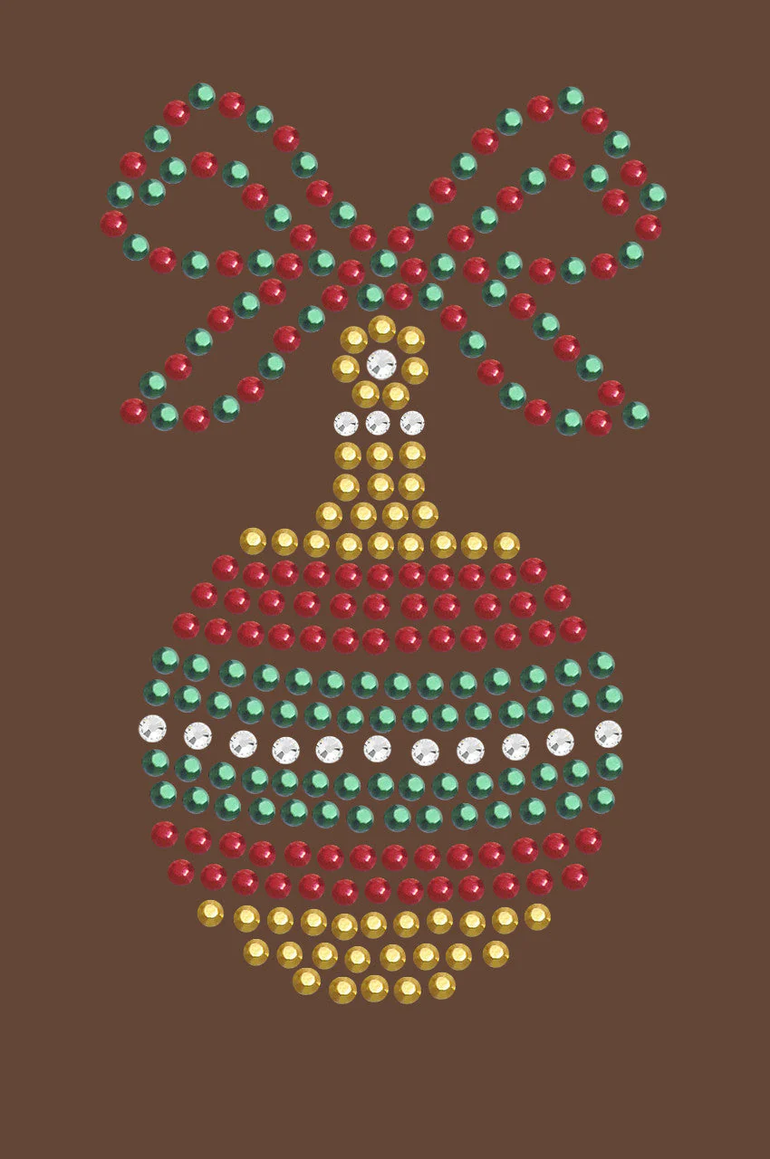 Red, Green, & Gold Christmas Ornament - Bandana - Image 14
