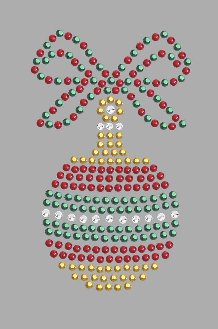 Red, Green, & Gold Christmas Ornament - Bandana - Image 16