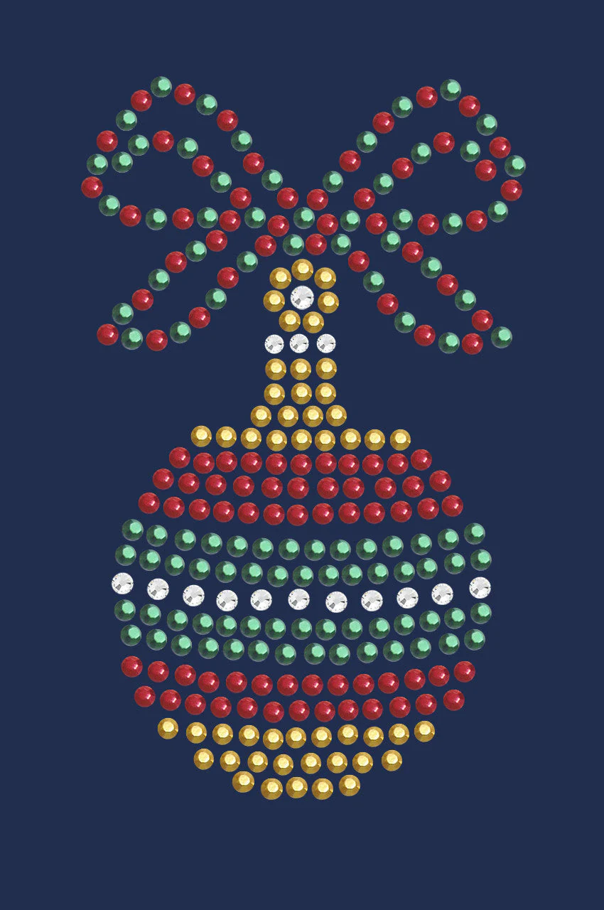 Red, Green, & Gold Christmas Ornament - Bandana - Image 5