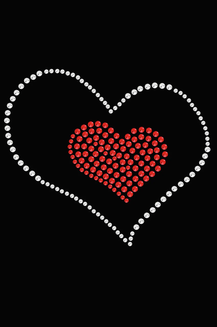 Red Heart inside Heart Bandanna - Image 9