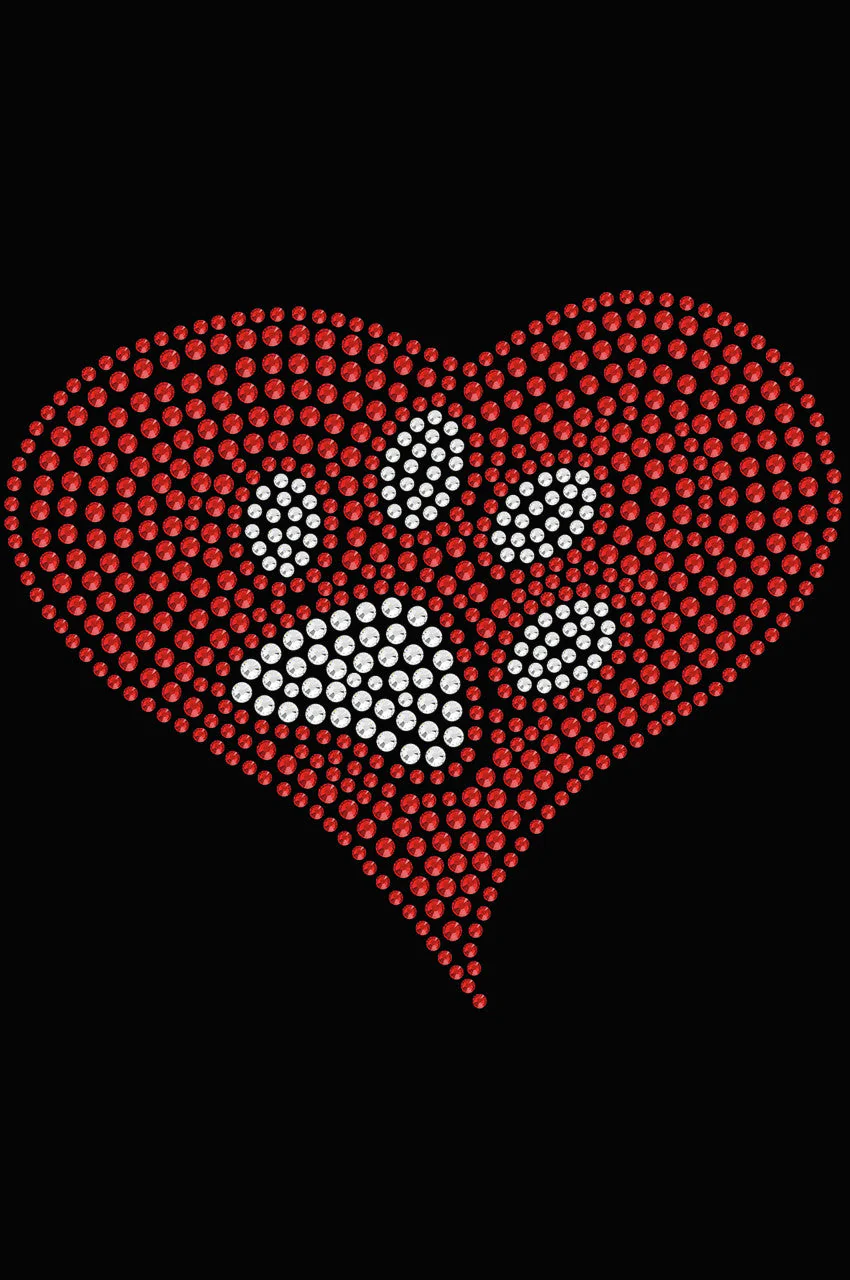 Red Heart with Paw 2 Bandanna - Image 12