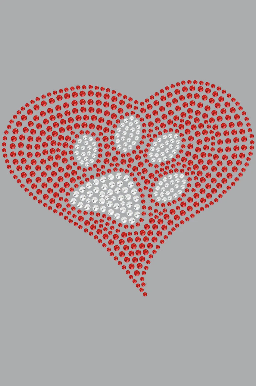 Red Heart with Paw 2 Bandanna - Image 14