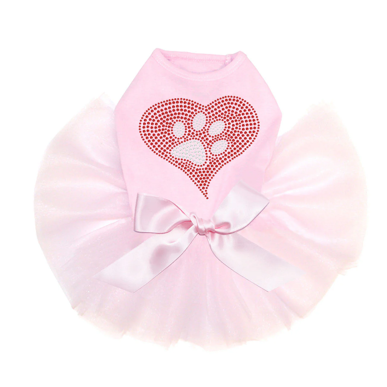 Red Heart with Paw 2 - Custom Tutu