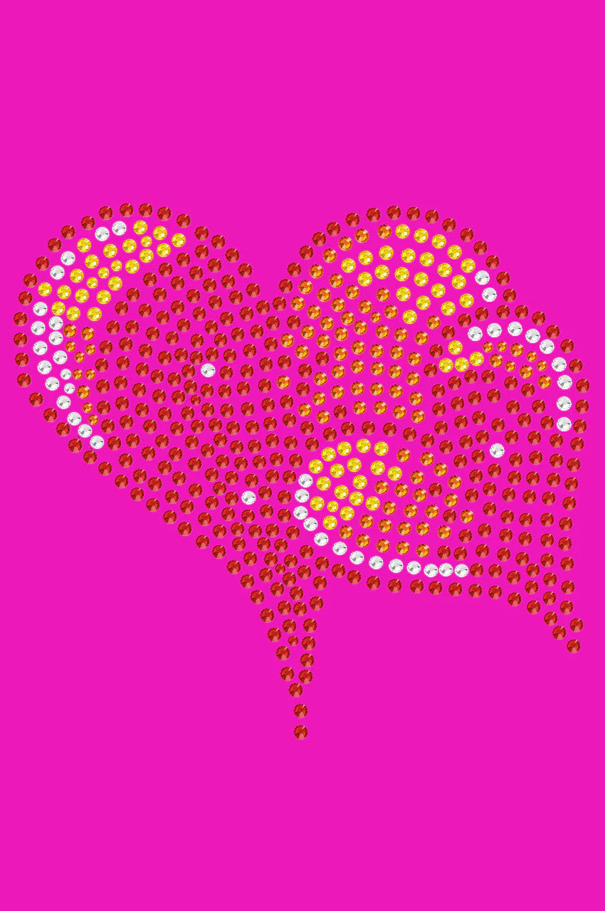 Red, Orange & Yellow Hearts Bandanna - Image 14