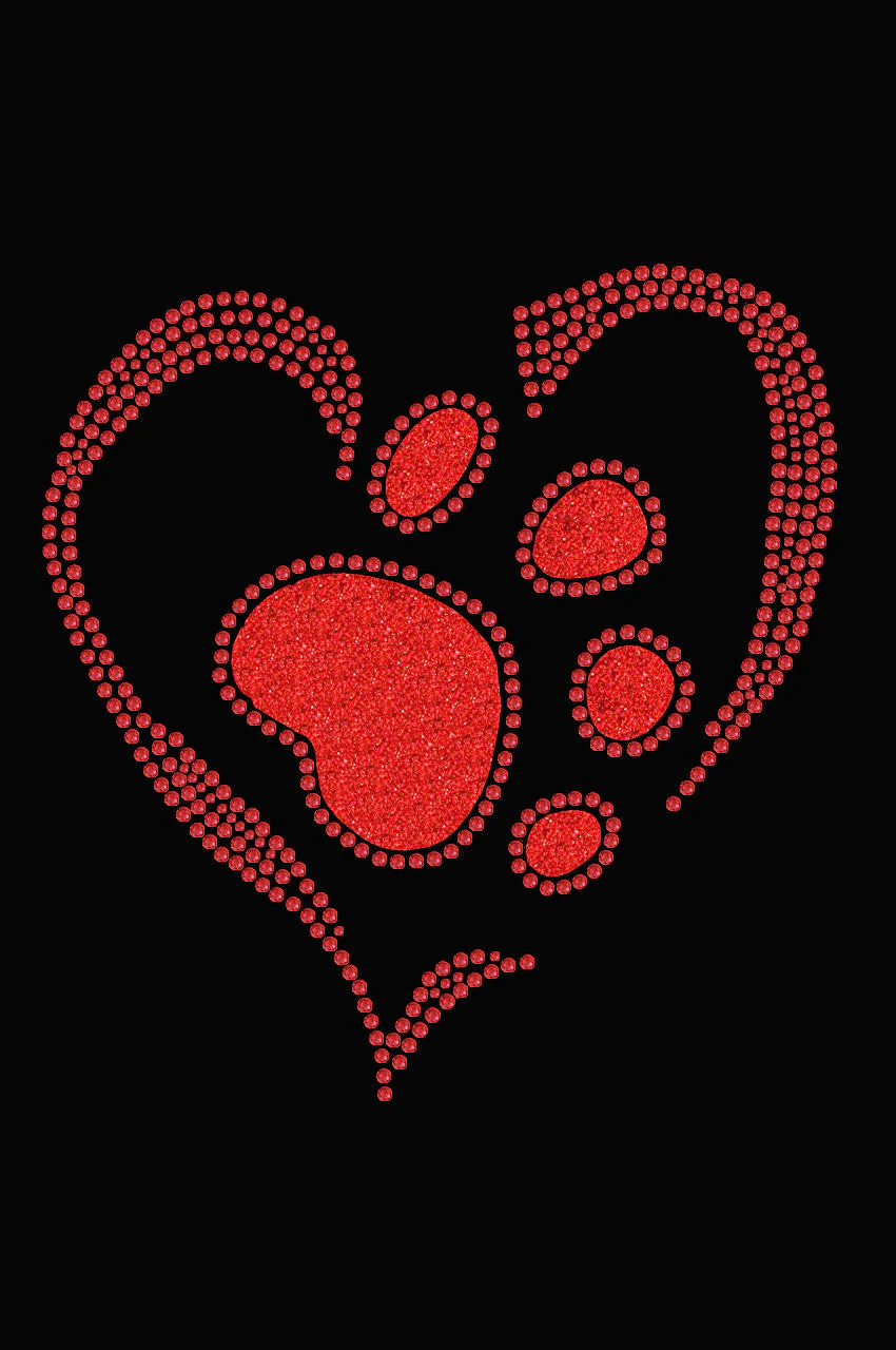 Red Paw Heart - Bandanna - Image 8