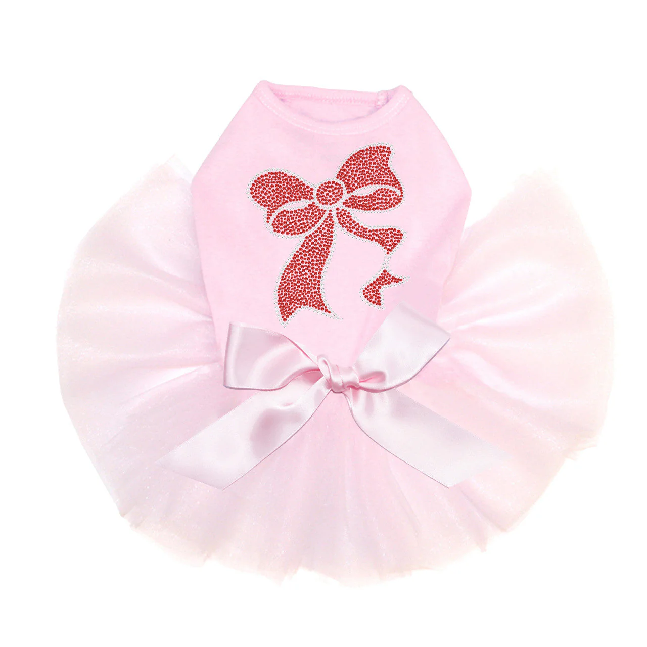 Red Rhinestone Bow - Custom Tutu - Image 3
