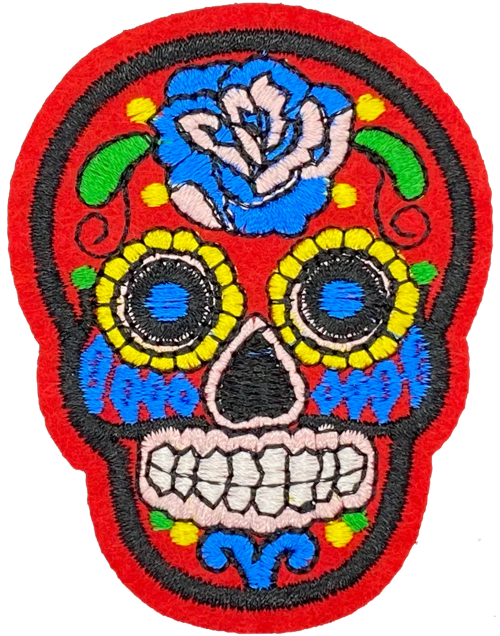 Red Sugar Skull  - Patch