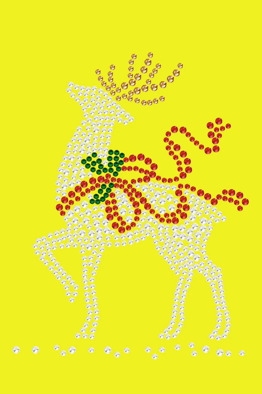 Reindeer with Red Bow - Bandana - Image 14