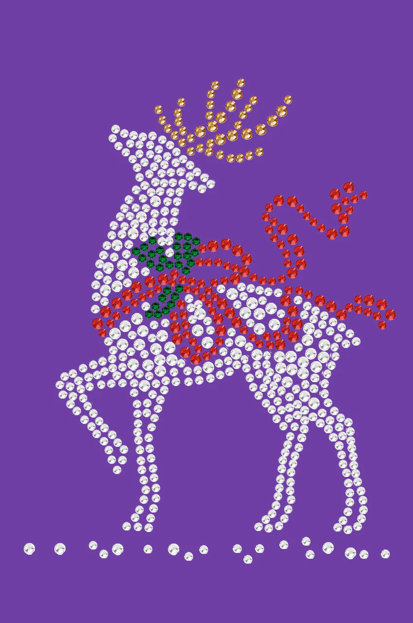 Reindeer with Red Bow - Bandana - Image 15