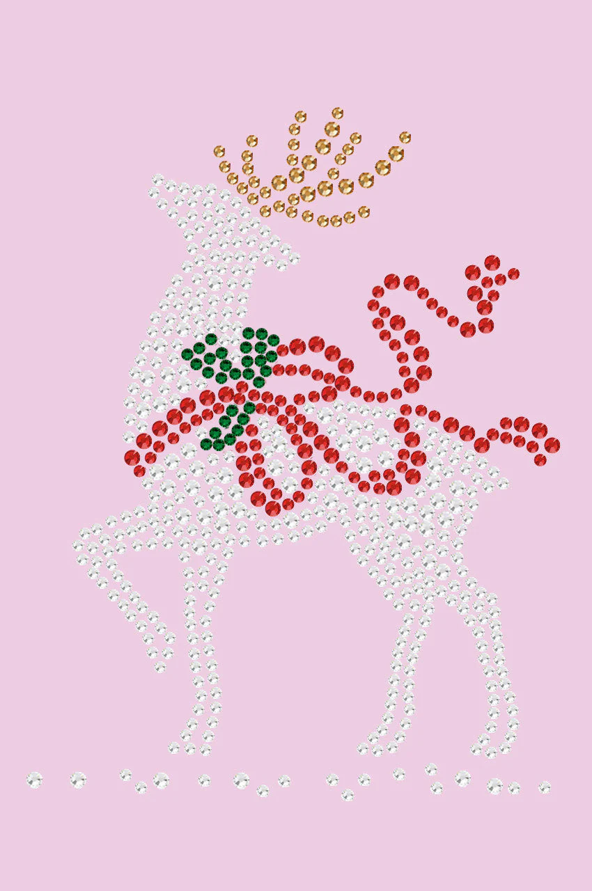 Reindeer with Red Bow - Bandana - Image 7