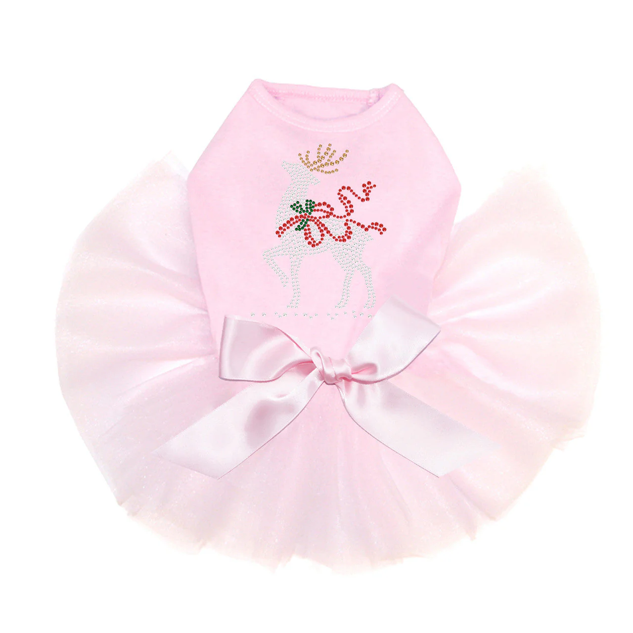 Reindeer with Red Bow - Custom Tutu - Image 2