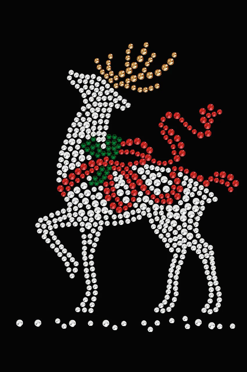 Reindeer with Red Bow - Women's Tee