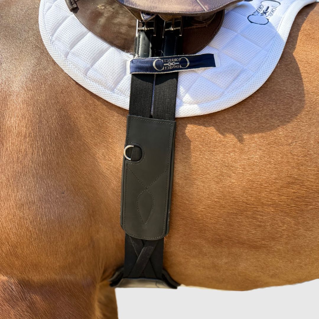 Removable Leather Pads for Pressure Relief Comfort Long Girth - Image 9