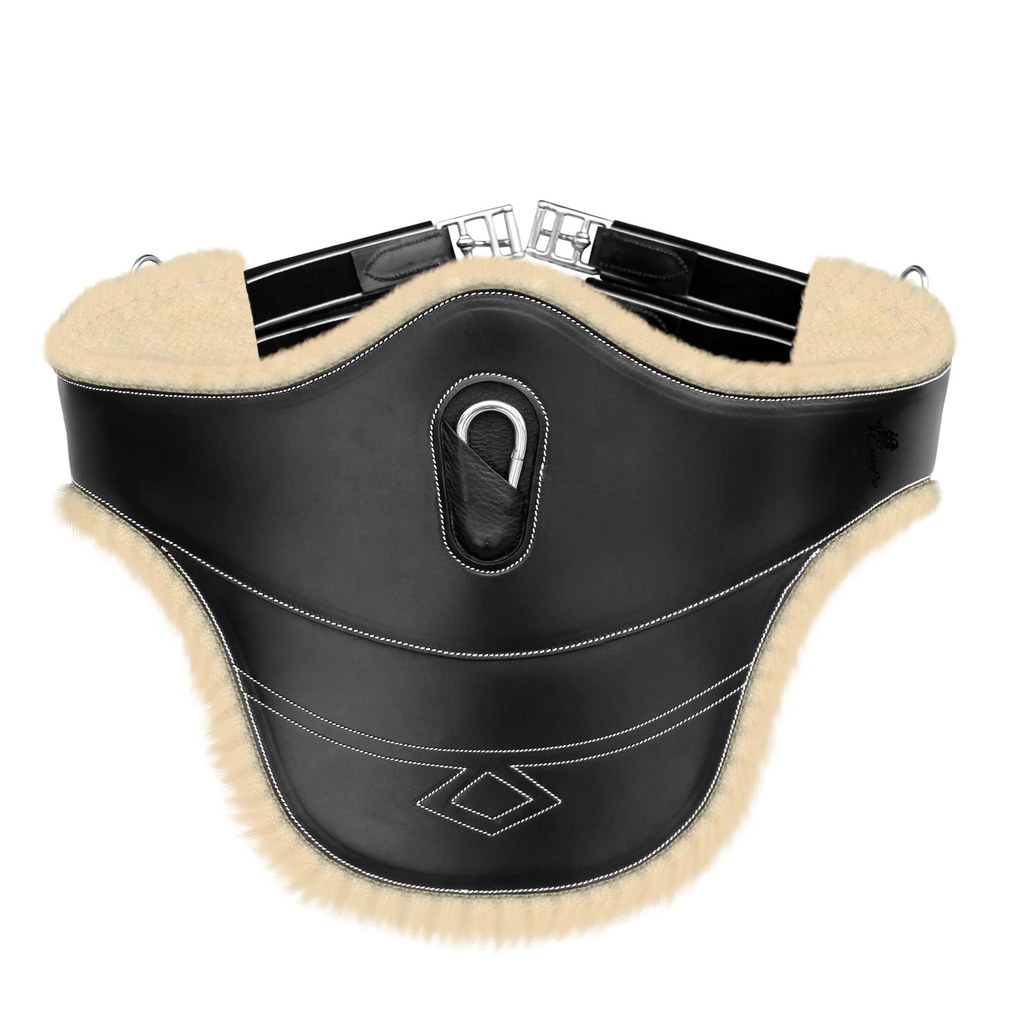 Replacement Sheepskin Padding for ExionPro Thick Lined Fancy Belly Guard Girth - Image 2