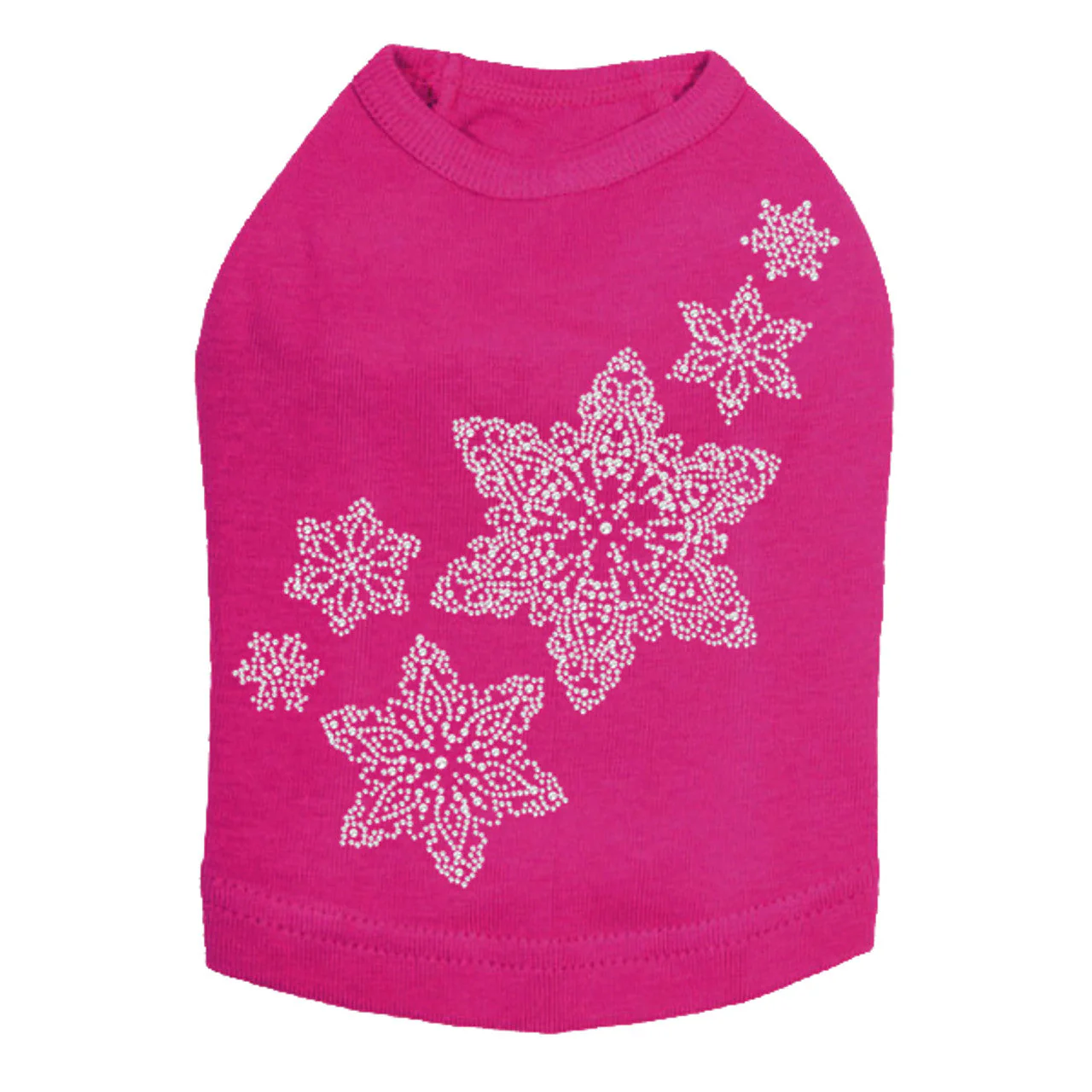Rhinestone Snowflakes - Dog Tank - Image 11