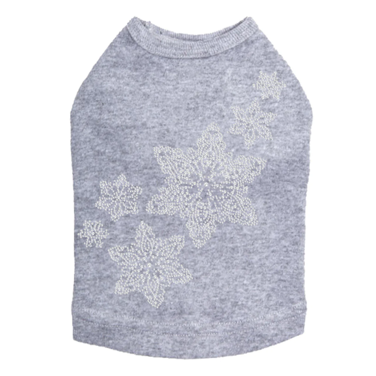 Rhinestone Snowflakes - Dog Tank - Image 12