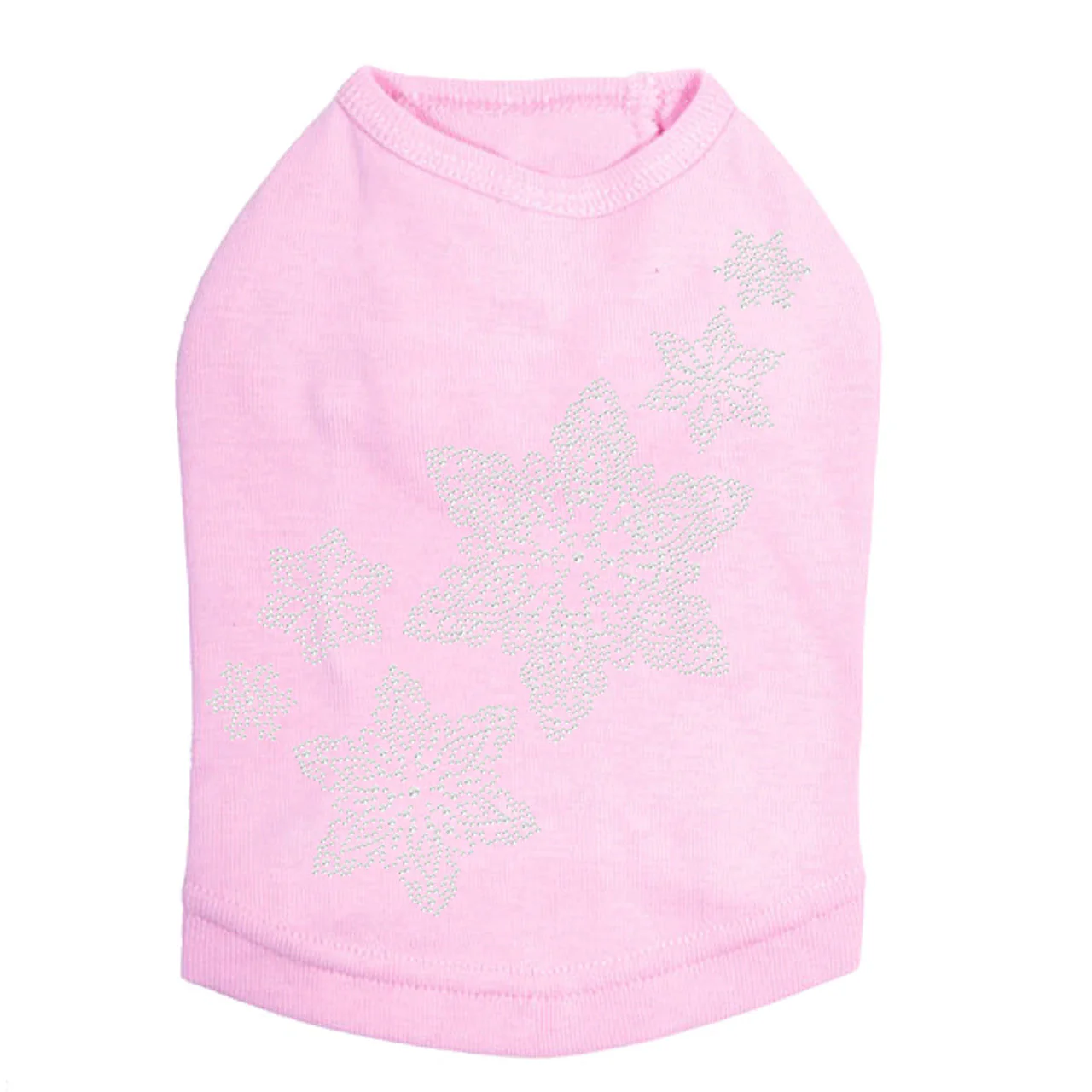 Rhinestone Snowflakes - Dog Tank - Image 2