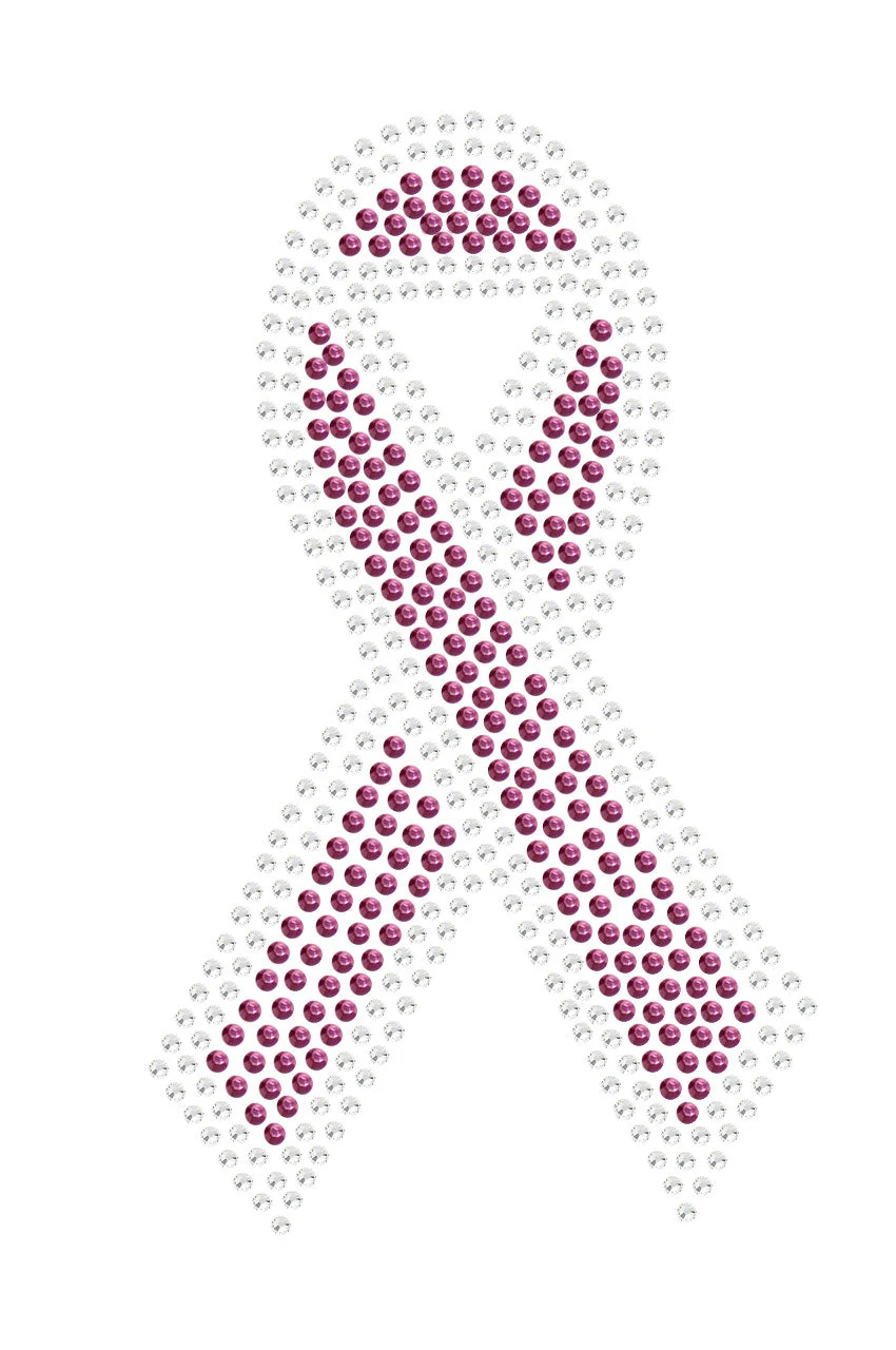 Ribbon (Pink with Clear Rhinestones) - Bandanna - Image 12