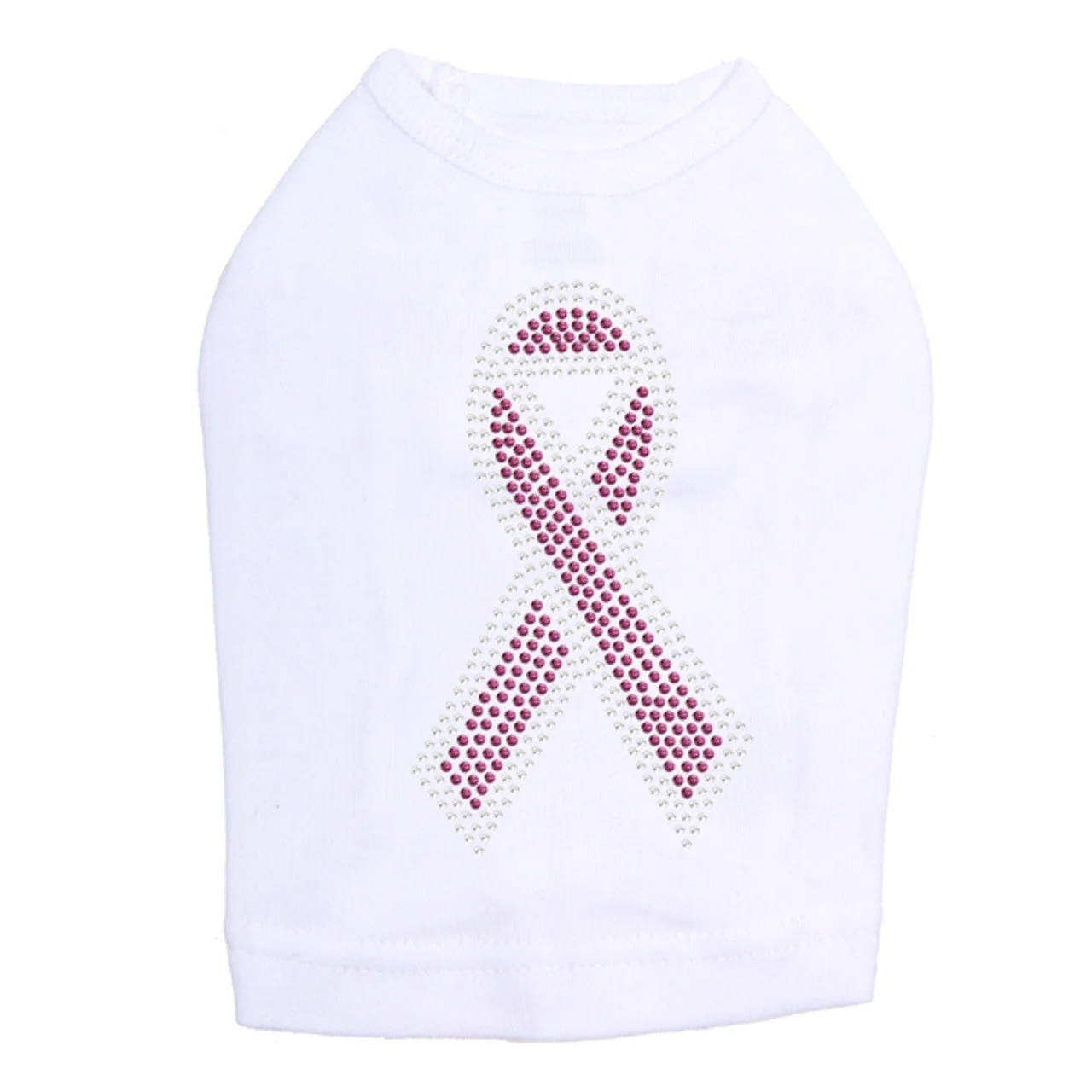 Ribbon (Pink with Clear Rhinestones) - Dog Tank - Image 8