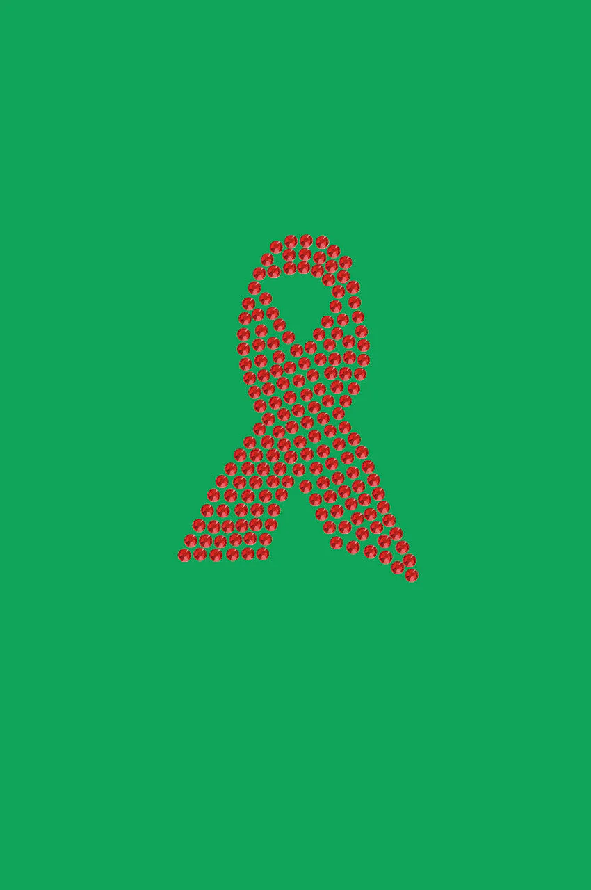 Ribbon (Red Rhinestones) - Bandanna - Image 3