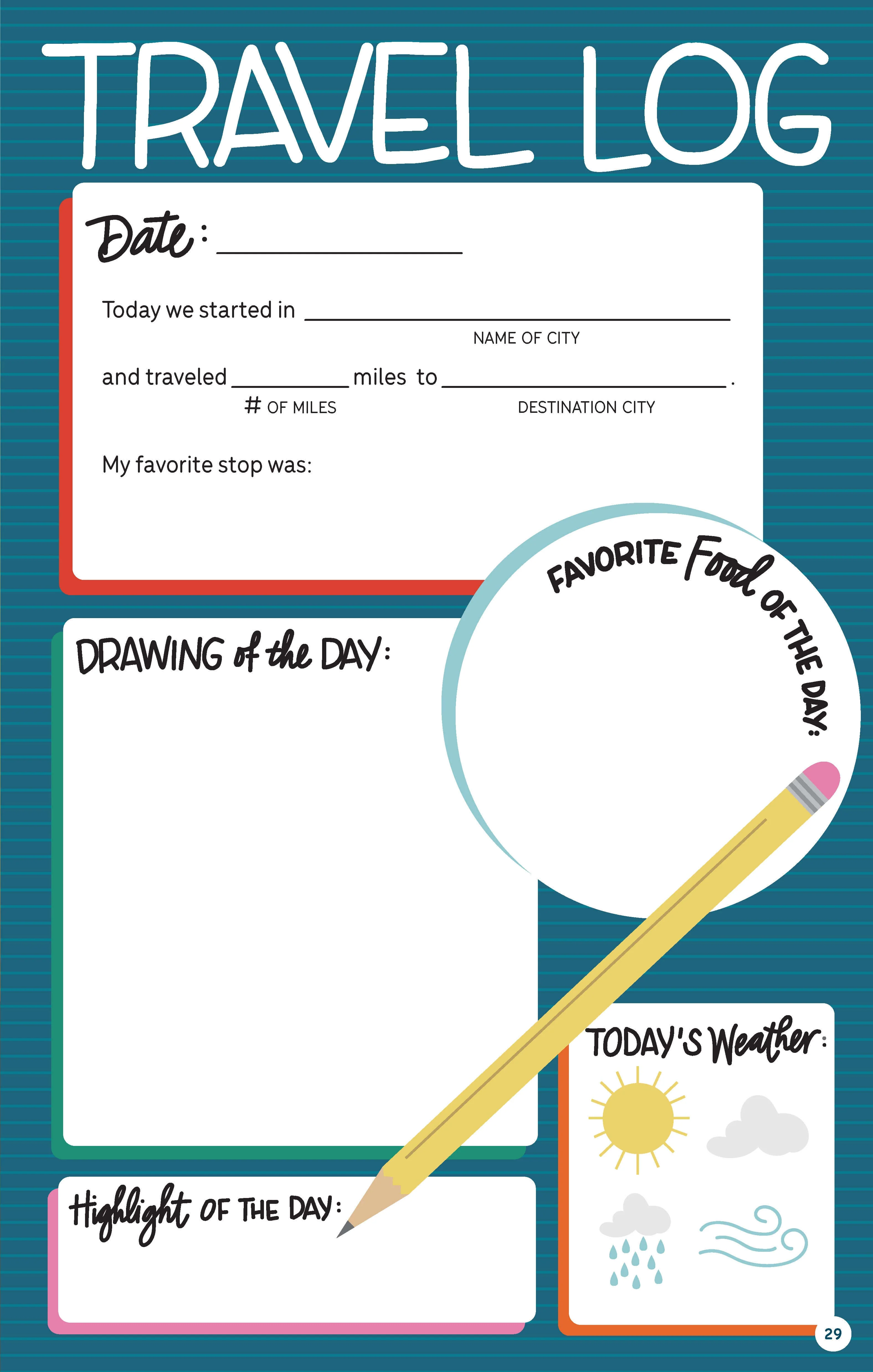 Road Trip Activities and Travel Journal for Kids - Image 5