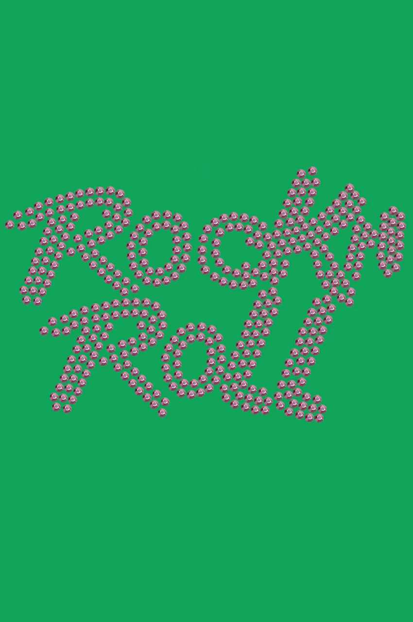 Rock n Roll (Pink Rhinestuds) - Bandanna - Image 10