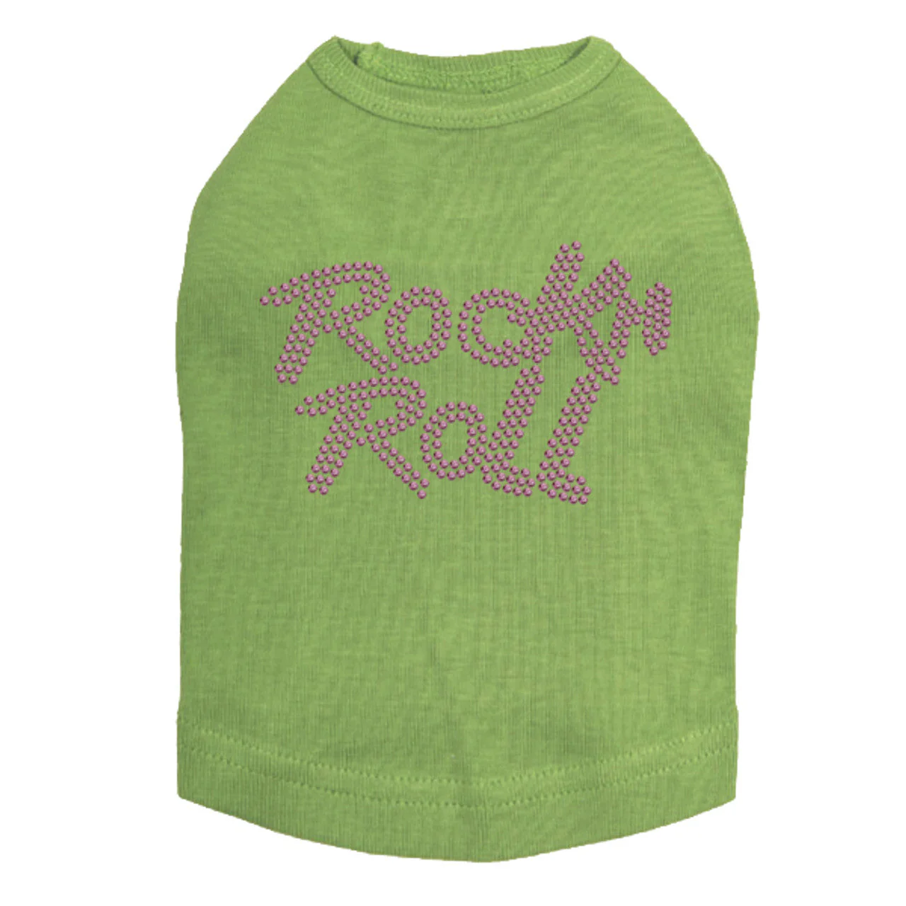 Rock n Roll (Pink Rhinestuds) - Dog Tank - Image 14