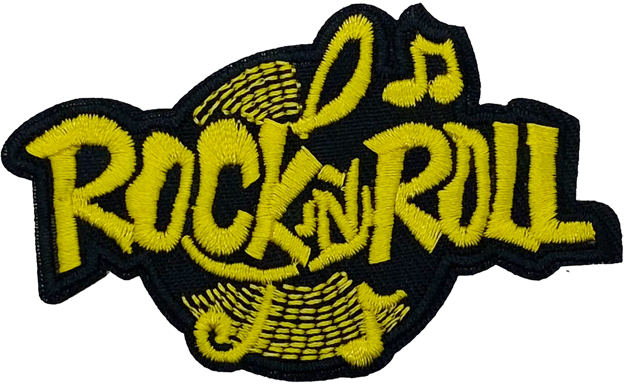 Rock n Roll -With Record - Patch