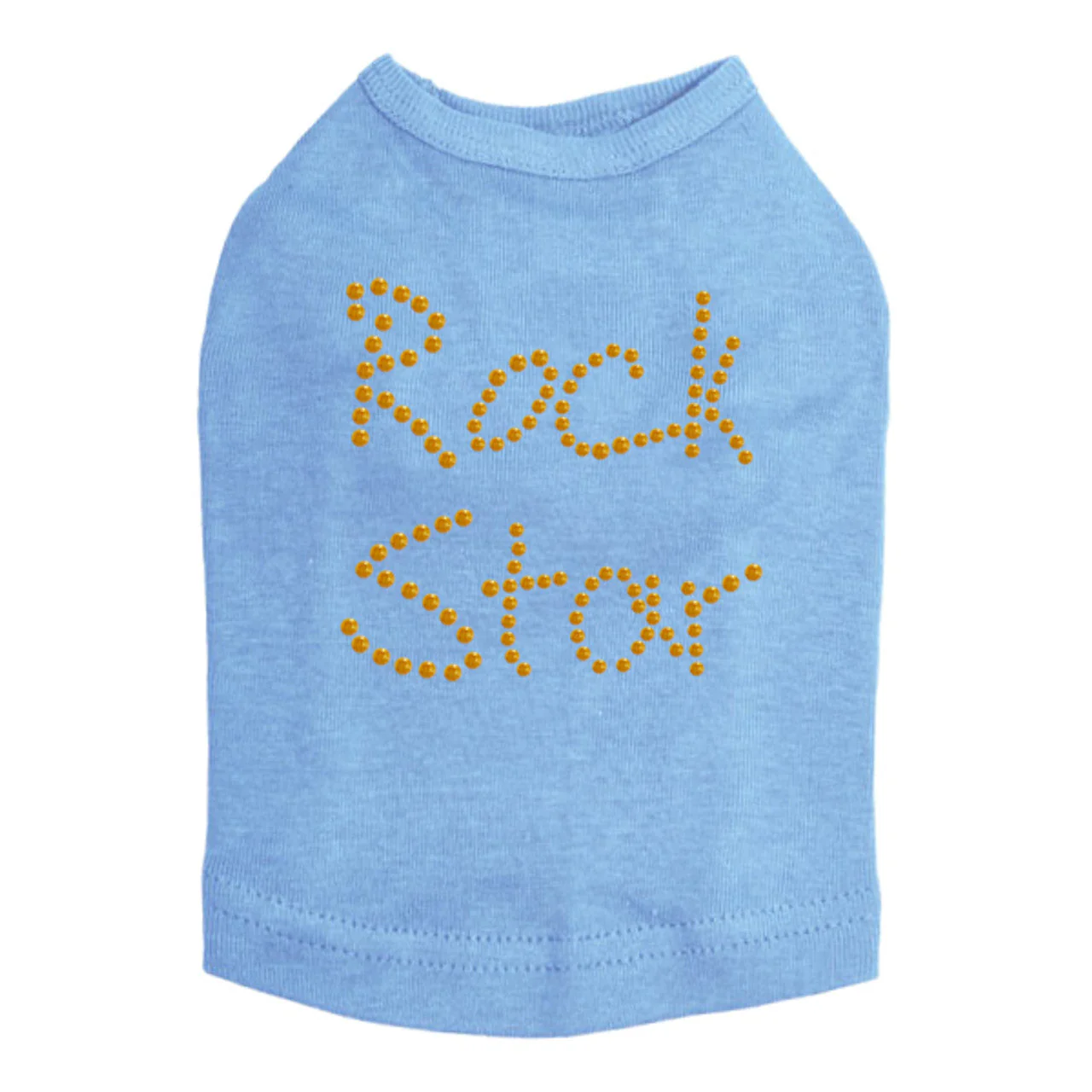 Rock Star (Gold) - Dog Tank - Image 2
