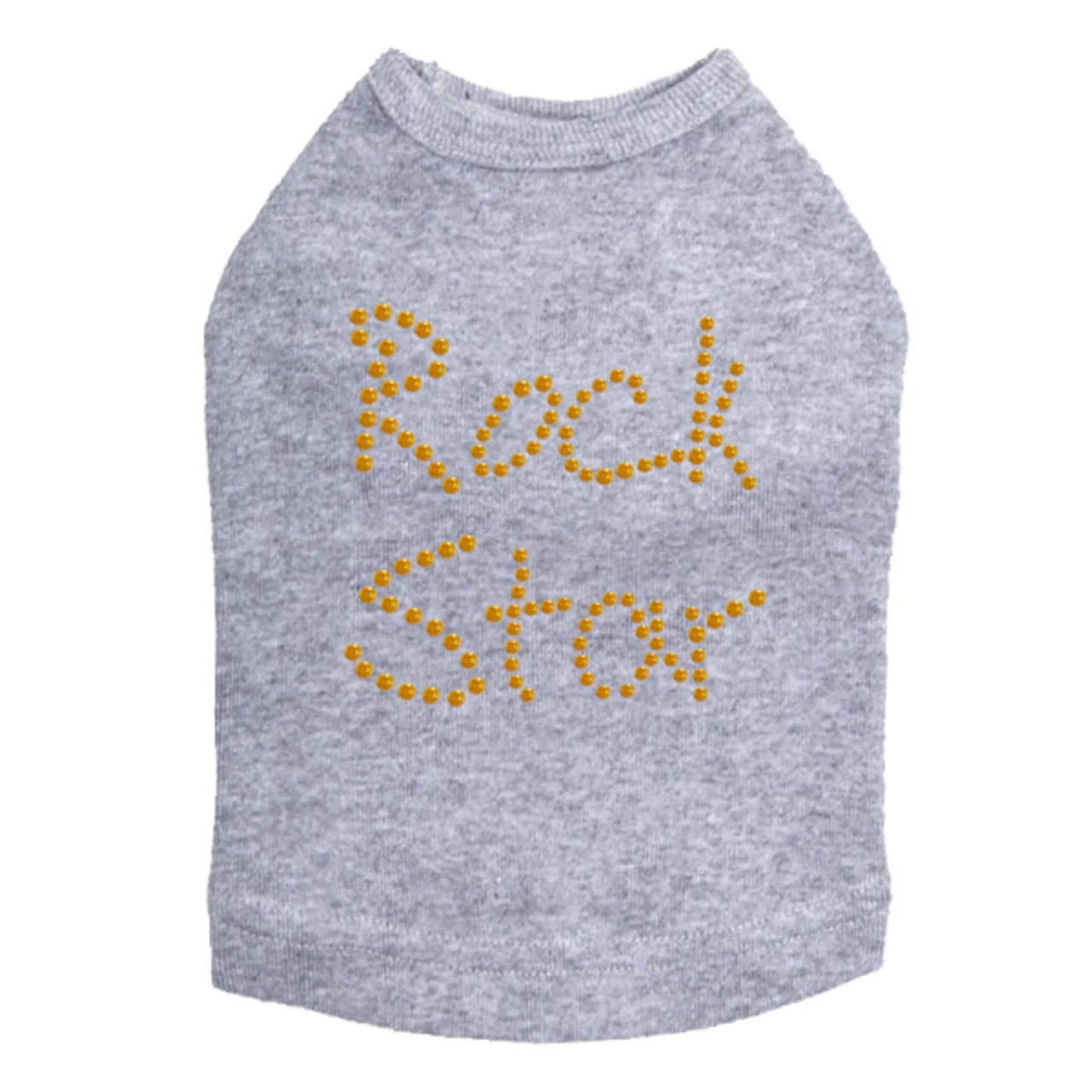 Rock Star (Gold) - Dog Tank - Image 4