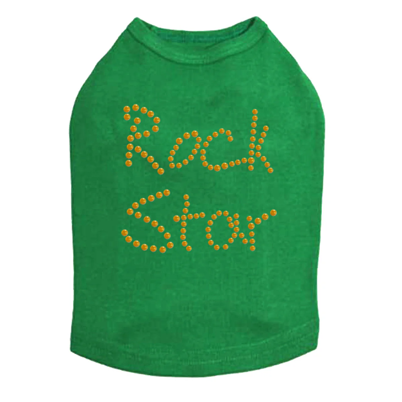 Rock Star (Gold) - Dog Tank - Image 5