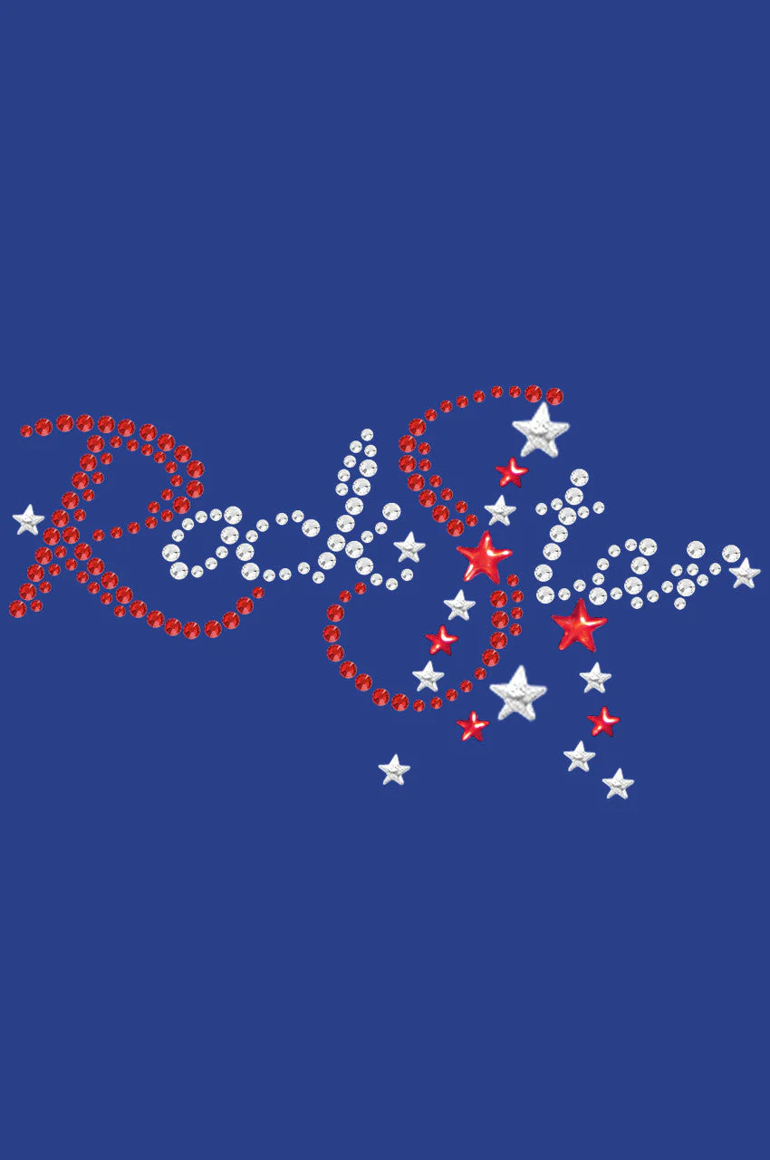 Rock Star (Red Austrian crystal Rhinestones) - Bandanna - Image 16